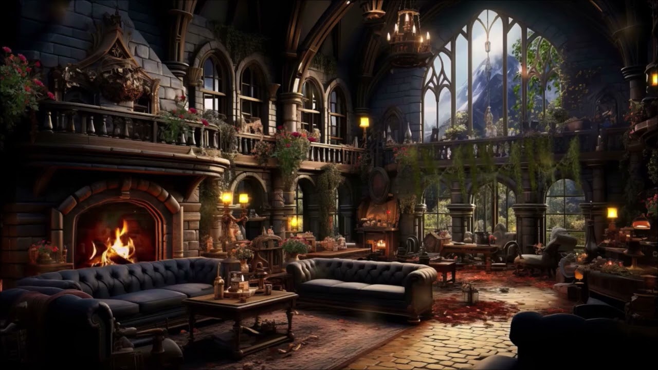 Relaxing Fireplace Sounds | Cozy Campfire | Cozy Crackling Logs and Soothing Glow