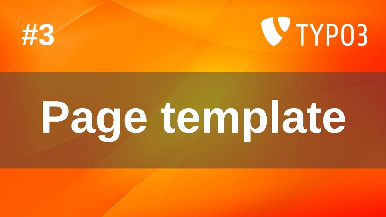 CMS TYPO3 #3. Шаблон страницы