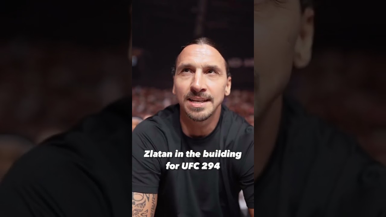 Zlatan in the house for #UFC294 👊 (via UFC Europe)