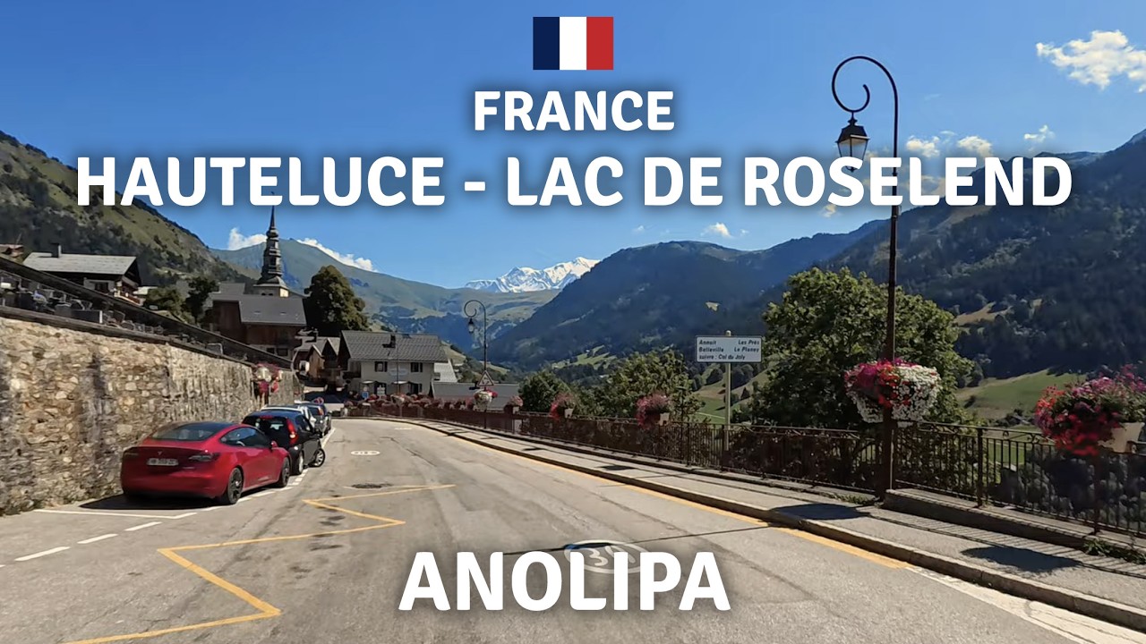 4K Driving for the Beautiful Alps Roads - Hauteluce to Lac de Roselend [France]