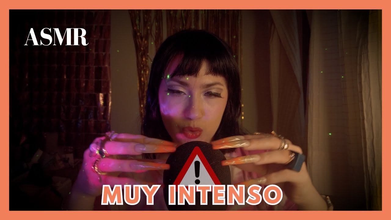 Scratching y tapping en el mic con uñas largas 💅ASMR
