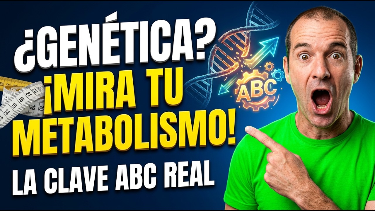 Tu metabolismo NO depende de la genética — sino de esto (Cap.13 #METABOLISMO)