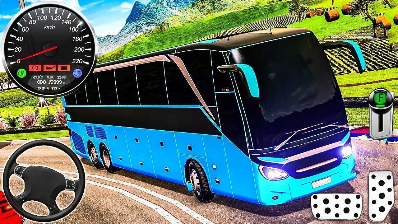 Offroad Coach Bus Driving Simulator 3D - Offroad Sim Bus Driving Game - Android GamePlay