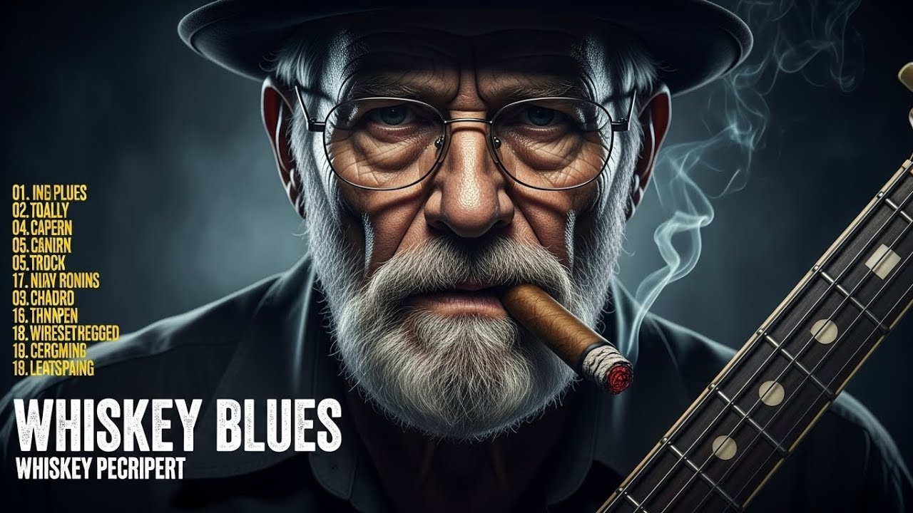 Whiskey Blues and Chicago Nights – Deep Slow Blues Guitar for Relax Vol.128
