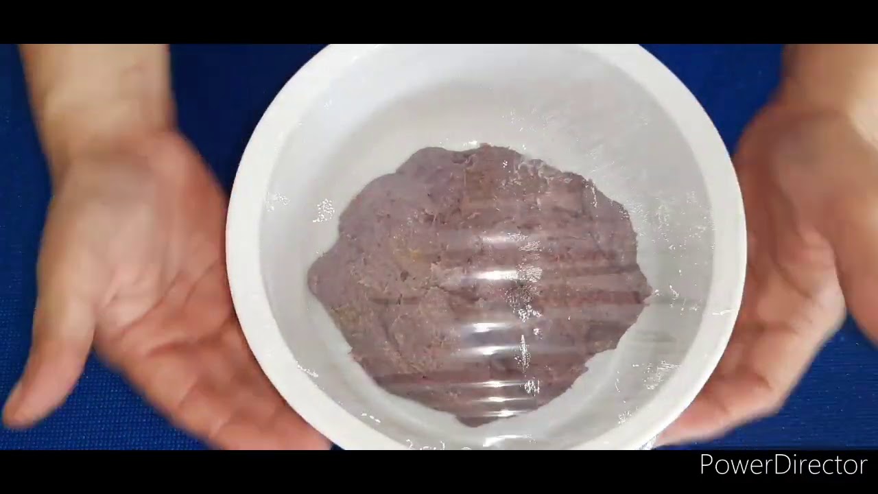 Ube pandesal with cheese no oven
