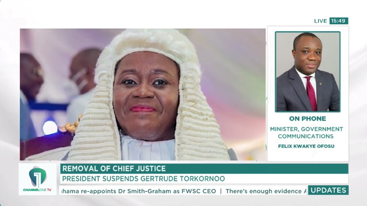 This Is Why Ghana’s CJ Gertrude Torkornoo Was Suspended – Felix Kwakye Ofosu Explains!