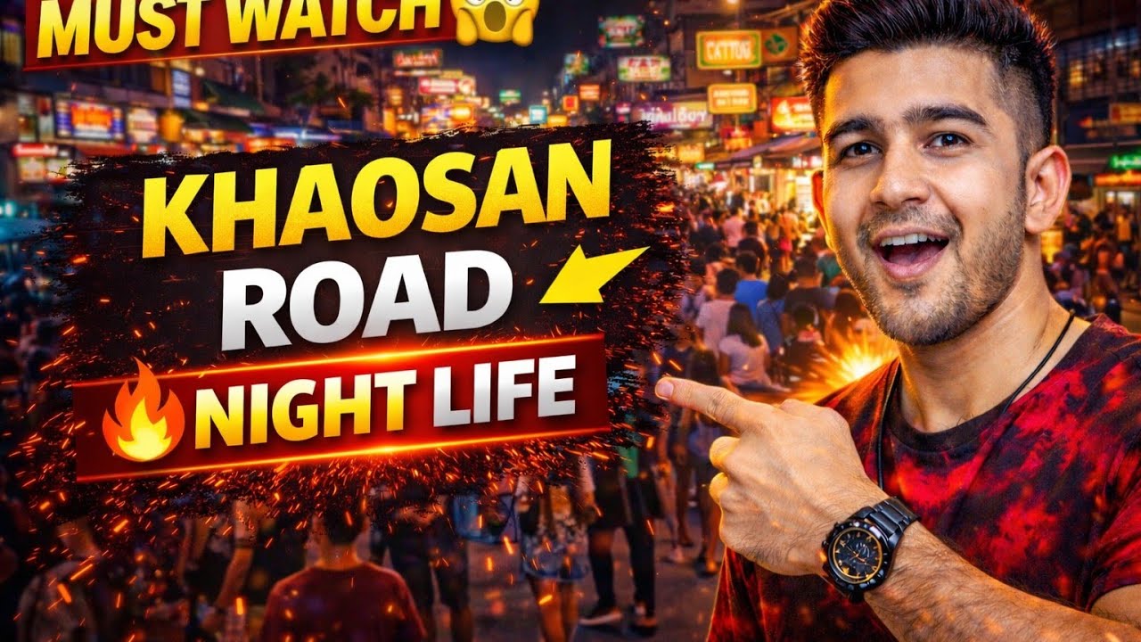 Bangkok khosan Road Night life 