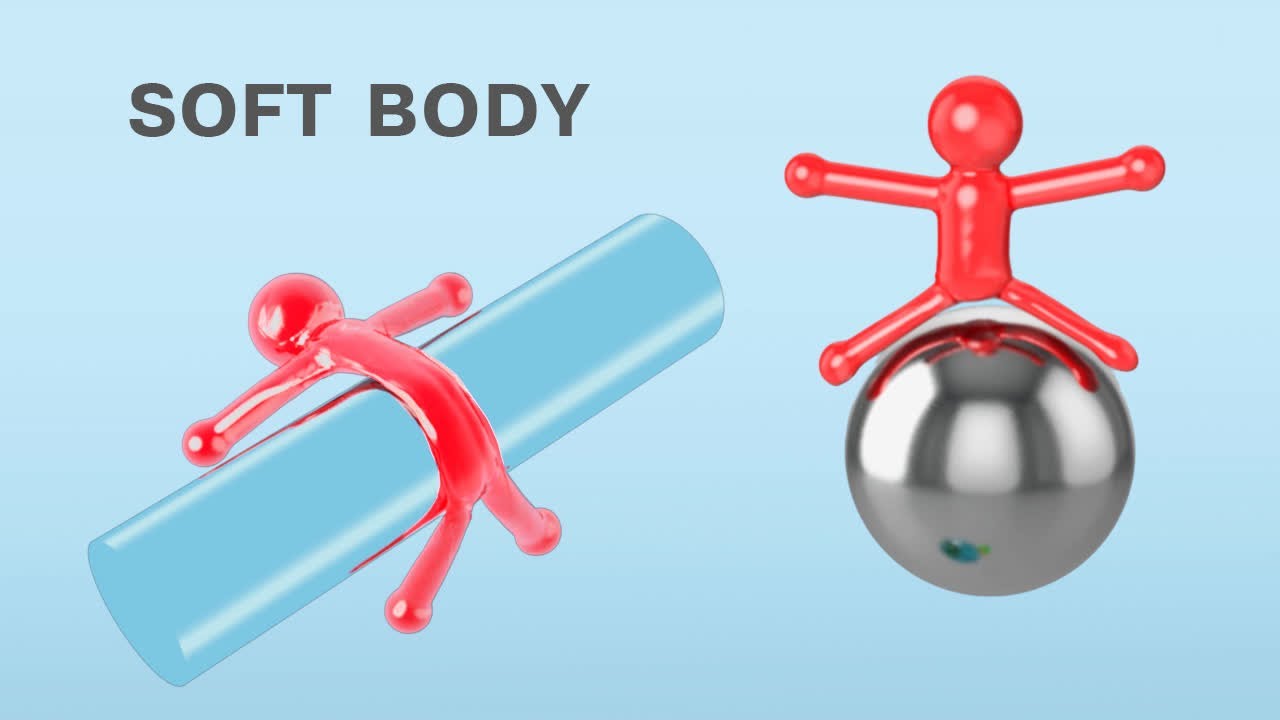 Stickman softbody simulation and animation