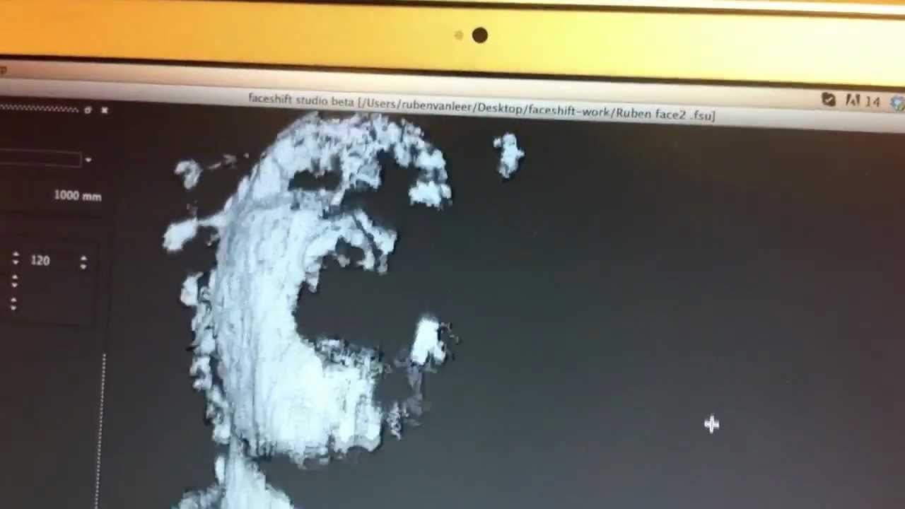 FaceShift + KINECT test