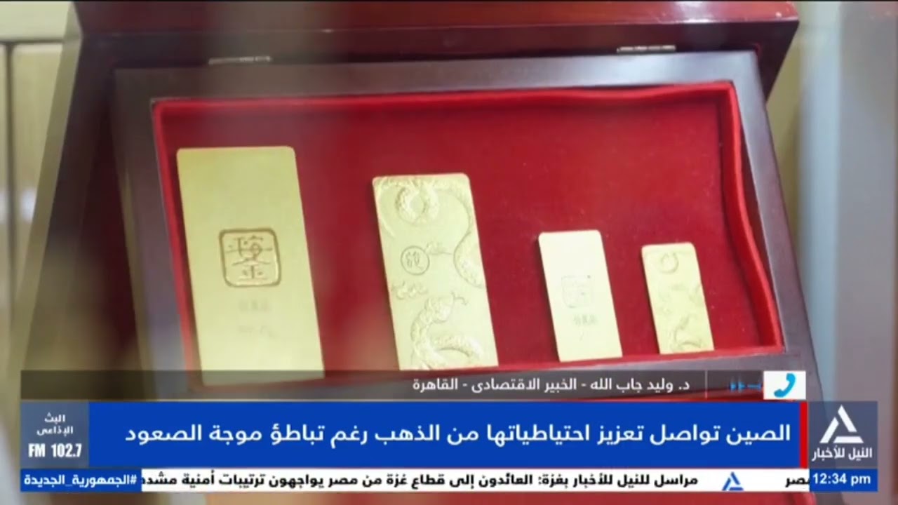 د. وليد جاب الله: بنك الشعب الصينى يقوم بشراء الذهب لتقليل اعتماده على الدولار الأمريكى