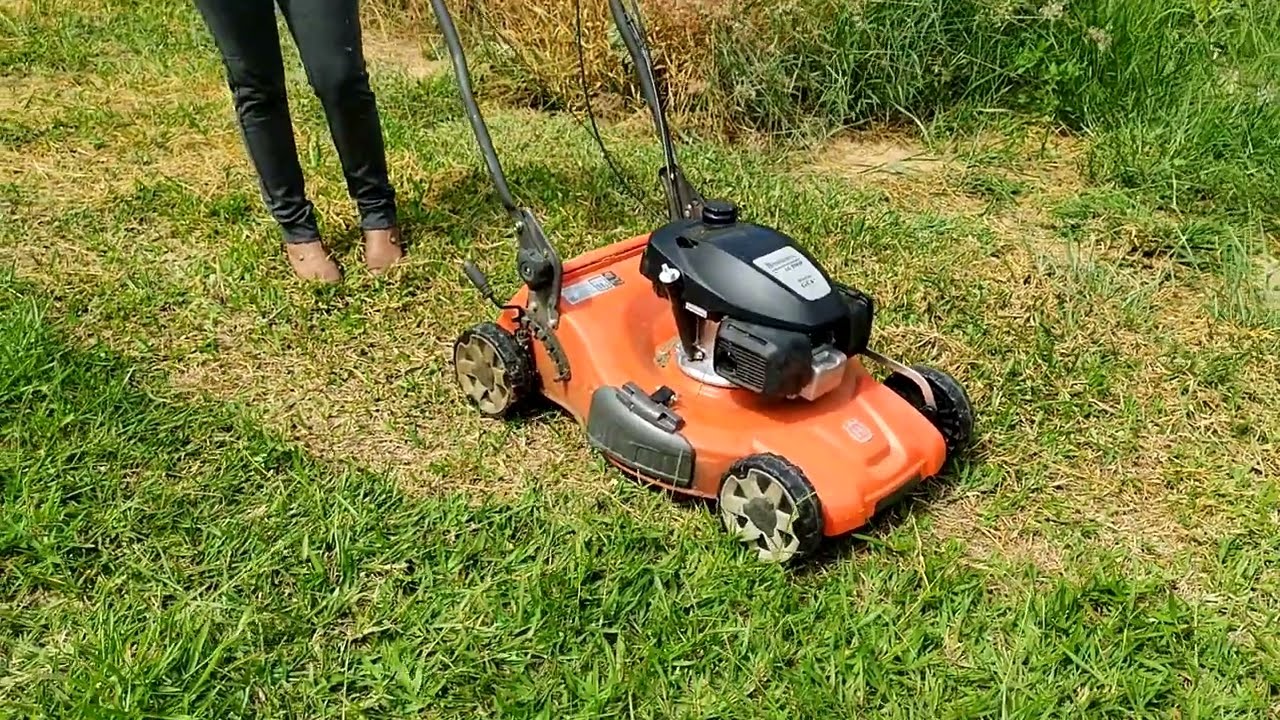 Ficou bala a Husqvarna LC356-VP,  agora a todo vapor.