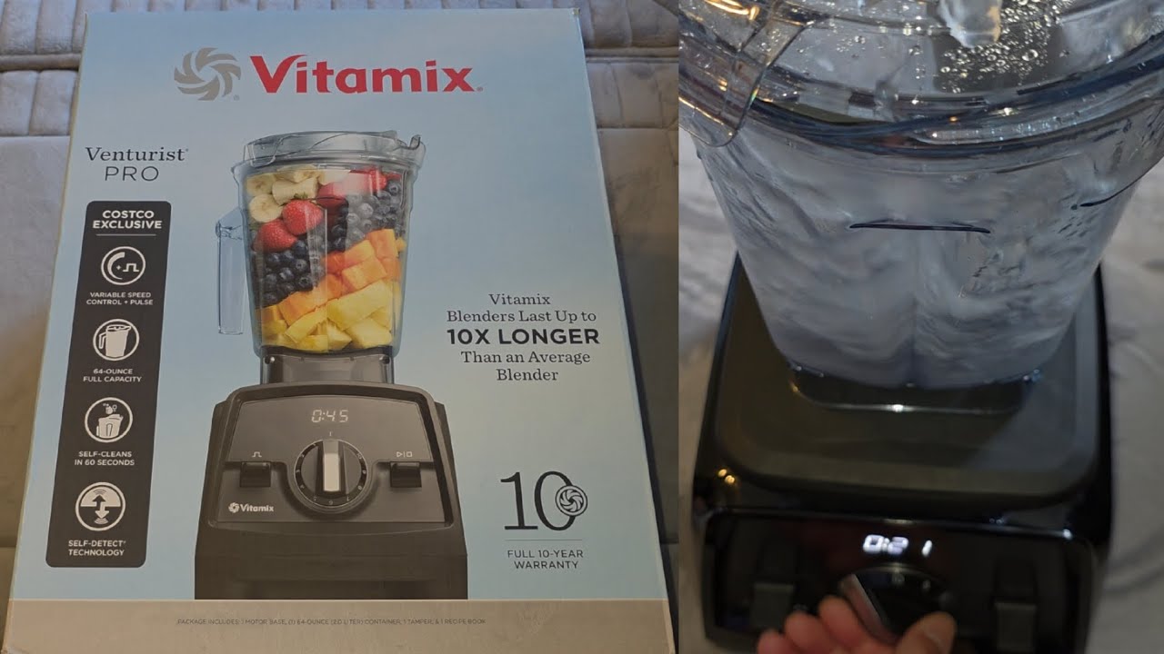 Costco Sale Item Review Vitamix Venturist Pro Unboxing Instructions and Recipe Book