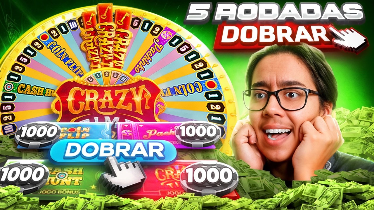 DOBREI A CADA 5 RODADAS NO CRAZY TIME E O RESULTADO FOI INSANO!