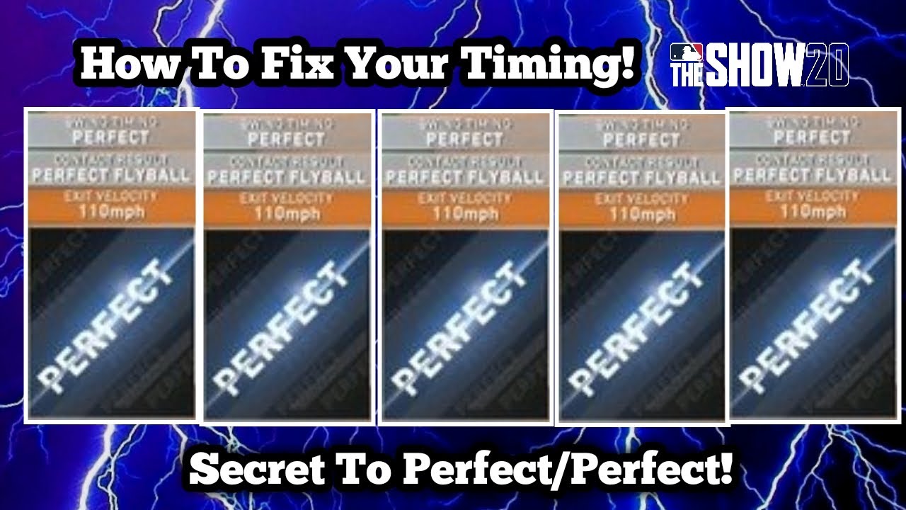 The Secret To Fixing Your Timing! MLB The Show 20 Hitting Tips