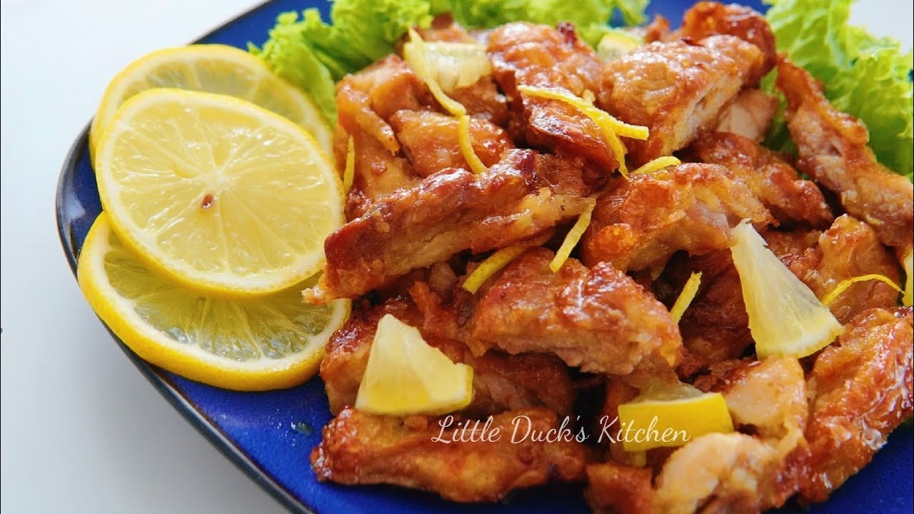 Медово-лимонный цыпленок ❤ (Honey Lemon Chicken Recipe)  #littleduckkitchen