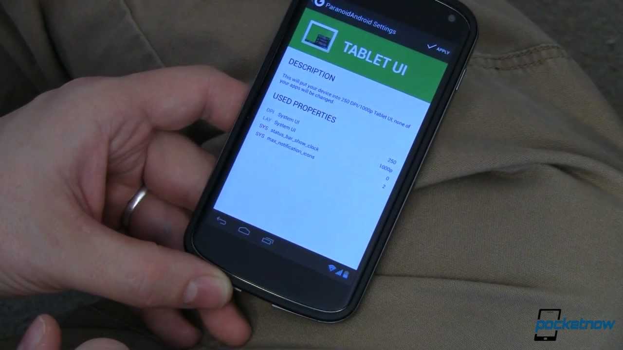ParanoidAndroid for Nexus 4 is Awesome | Pocketnow