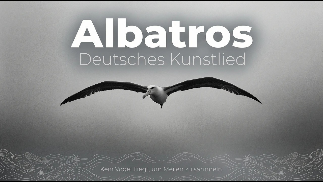 [Poem Song] Albatros I German Art Song I Deutsches  Lied I 김이응시인  I 알바트로스 I dead  poets'  karaoke