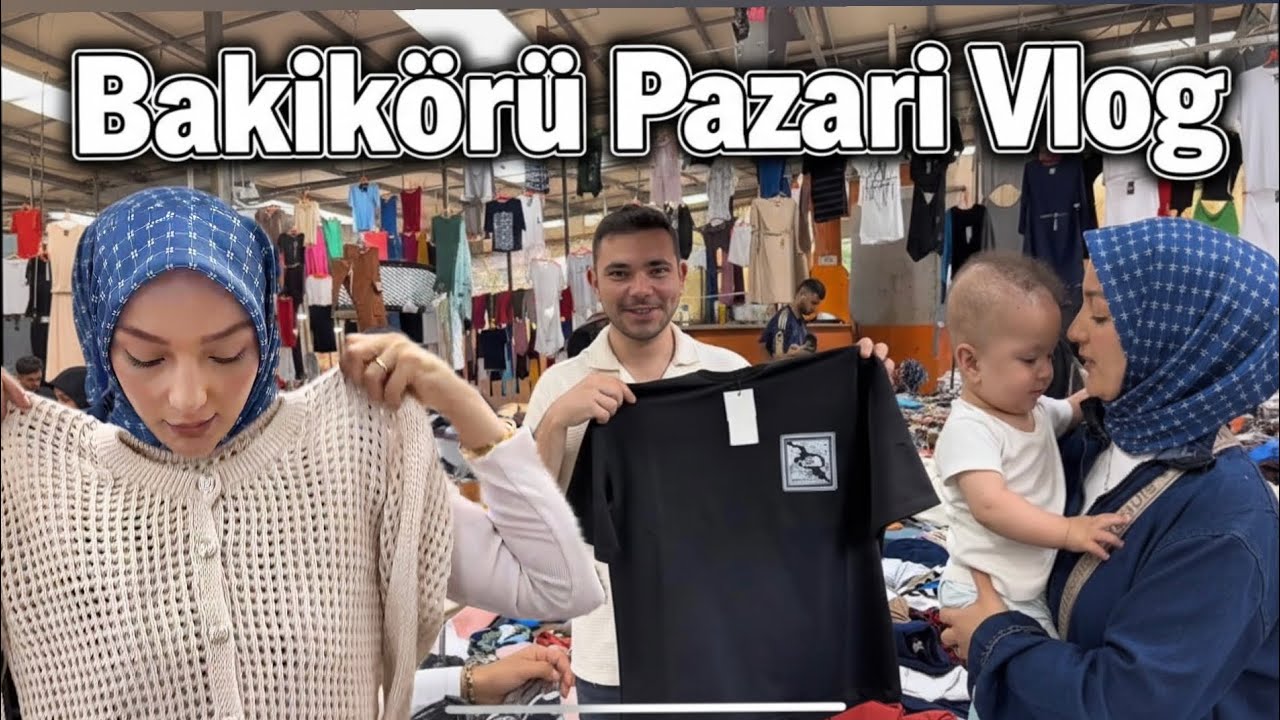 BAKIRKÖY SOSYETE PAZARI 🛍️ SÜRPRİZ BEBEK 👶  3.850₺ ye NELER ALDIK 😍