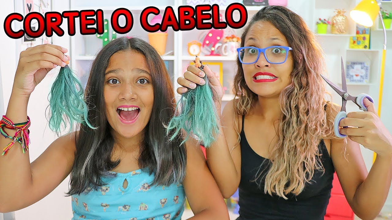 MINHA IRMÃ CORTOU O MEU CABELO EM CASA! - JULIANA BALTAR