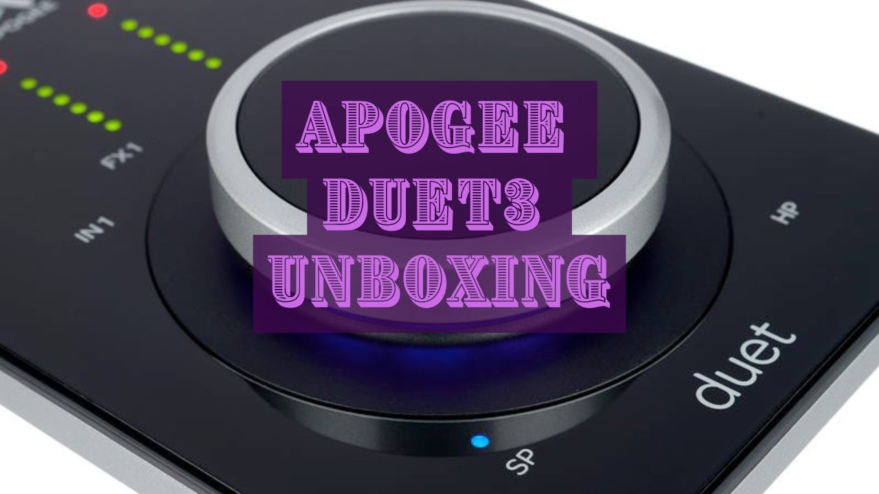 Apogee duet 3 - Portable Audio Interface Unboxing 🔊 how to get started / walkthrough