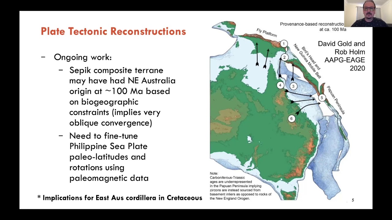PNG stream - New Guinea models & implications for PNG tectonic history by Sabin Zahirovic