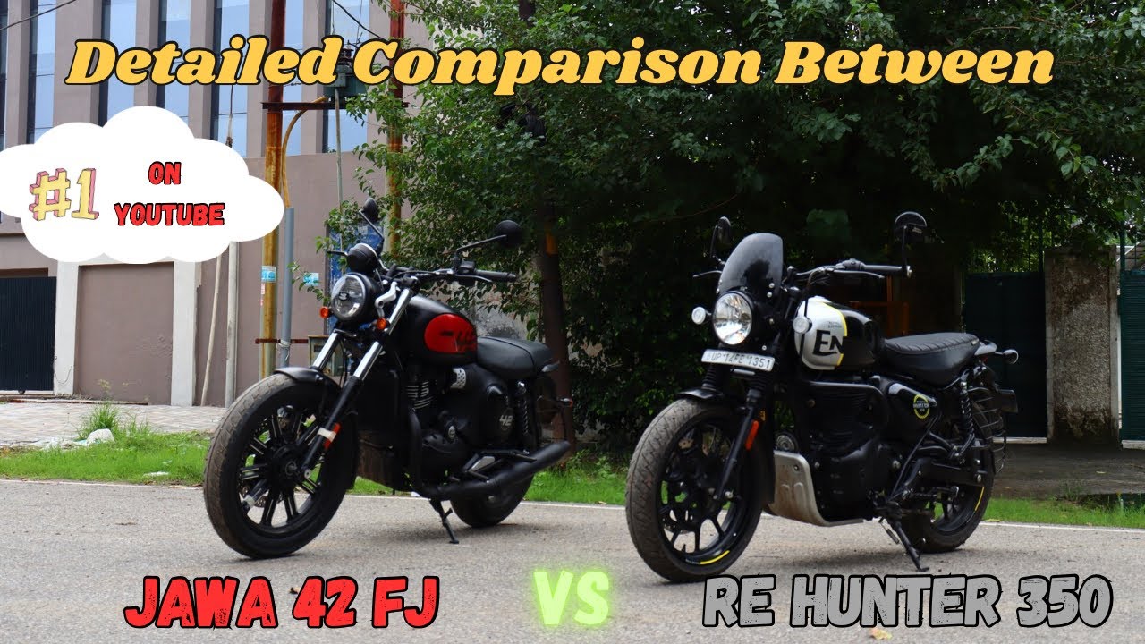 Jawa 42 FJ vs Royal Enfield Hunter 350: Detailed Comparison