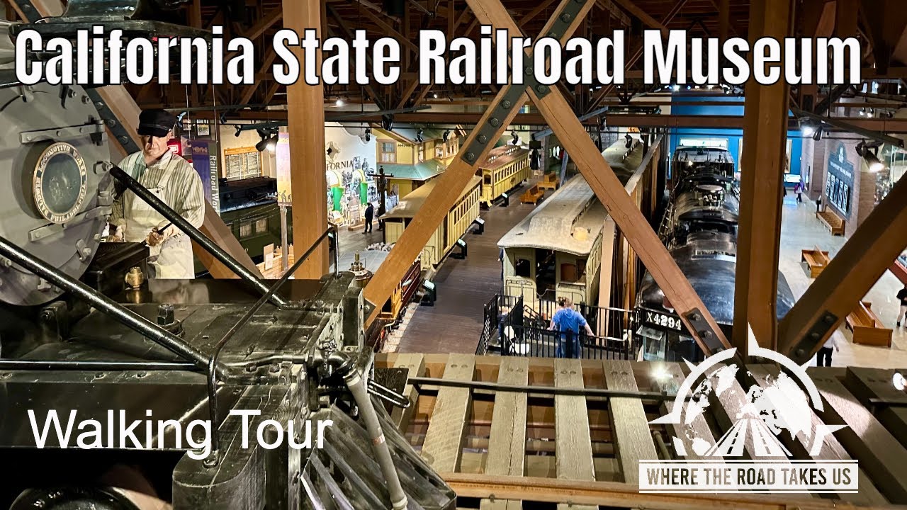 [4K] California State Railroad Museum - Complete Tour - Toy Trains, Model Trains & Real Trains!
