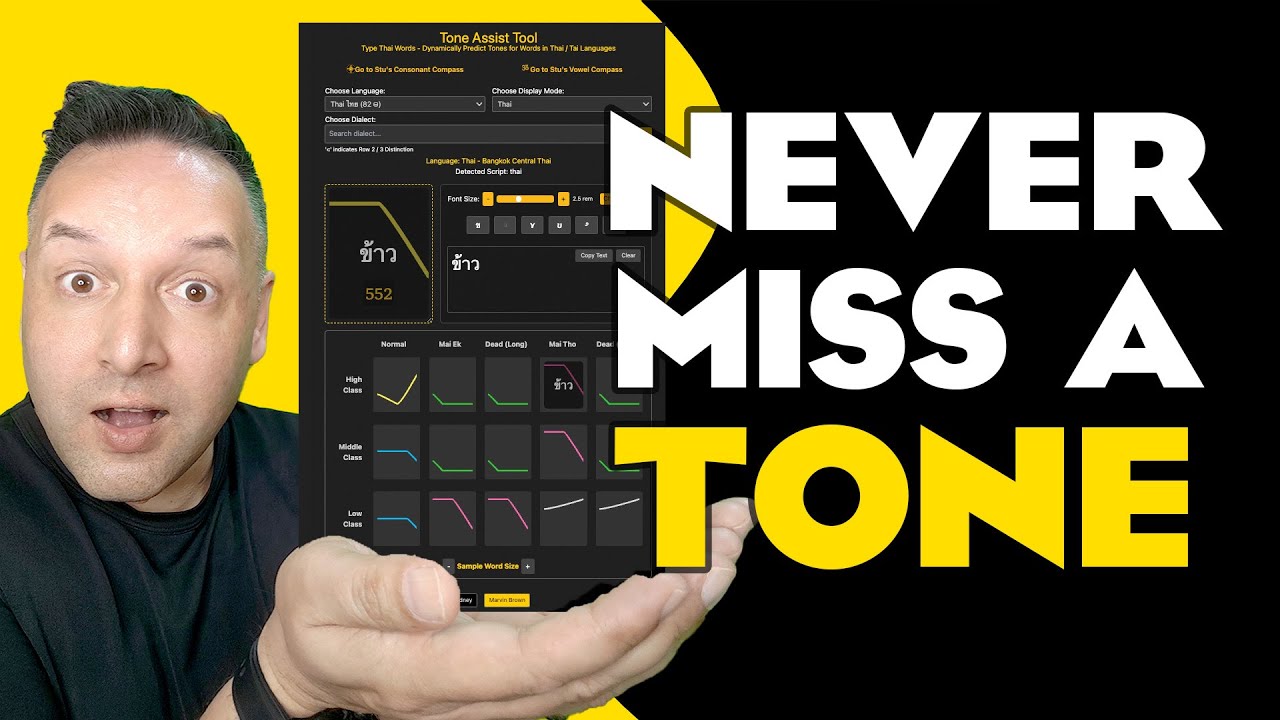🇦🇺🇹🇭 Never Miss a Tone in Thai: Master Thai Tones and Pronunciation Like a Native