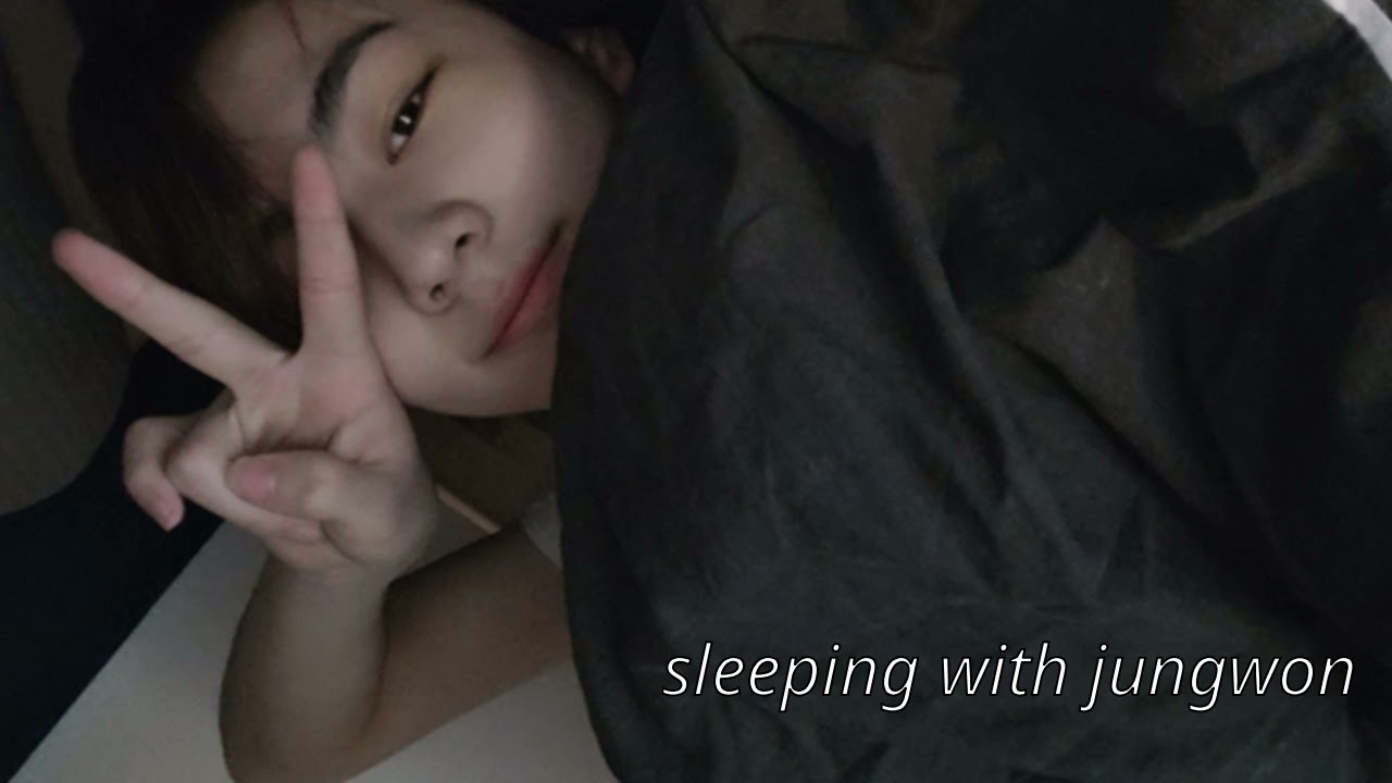 asmr | jungwon holds you as you sleep on his chest {rain, breathing, heartbeat, kisses}