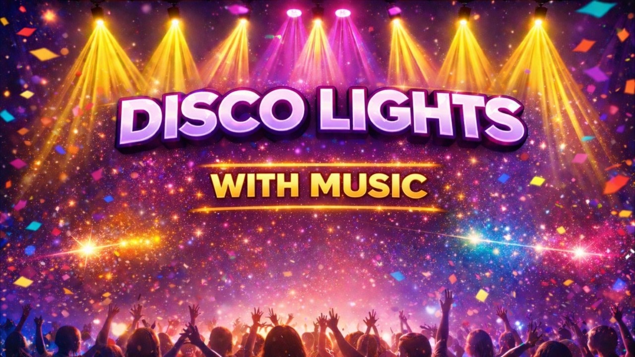 Disco Lights Effects With Music | Colorful Party Sounds