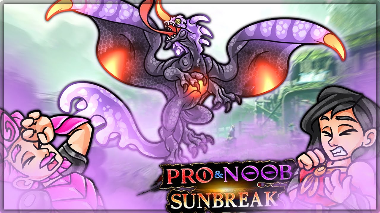 SUPER RISEN CHAMELEOS IS BEST - Pro and Noob VS Monster Hunter Rise Sunbreak! (A8 Afflicted Monster)