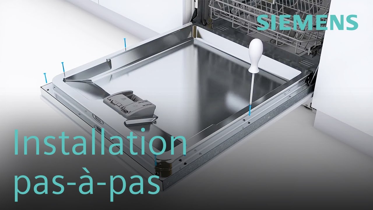 Comment installer la façade d’un lave-vaisselle encastrable | Siemens Home France