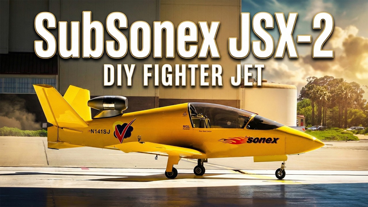 Build Your Own Fighter Jet in a Garage! The Ultimate DIY Microjet