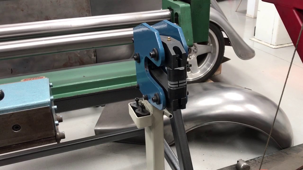 Hammerfab tipping flange with Baileigh bead roller