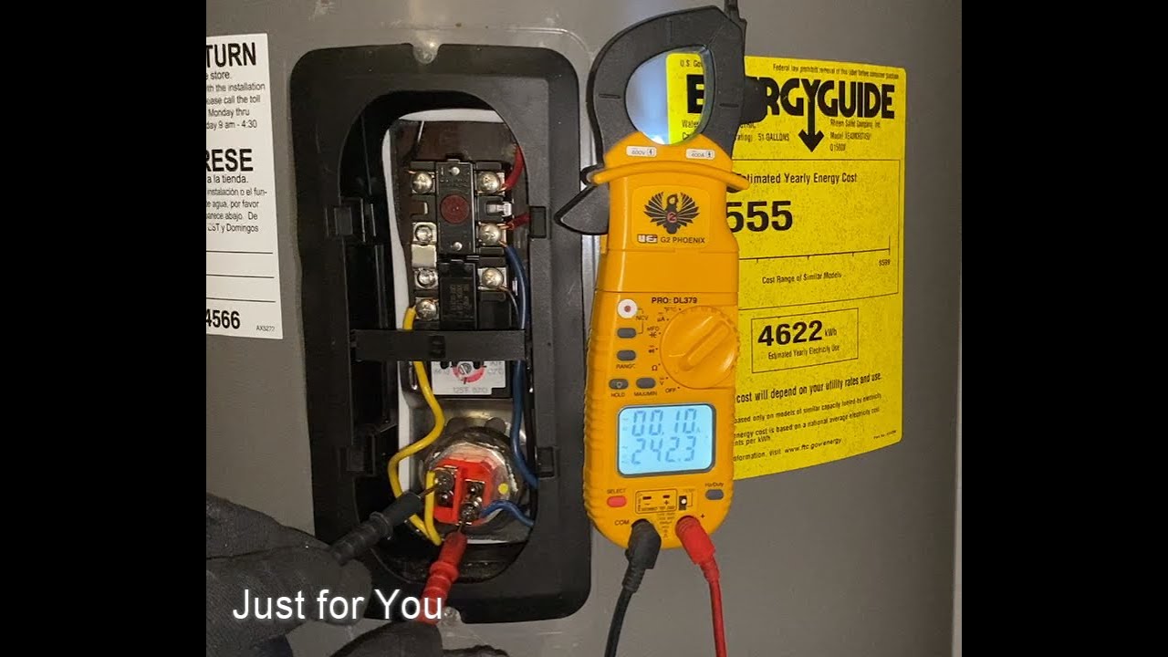 Best way to check water heater’s heating elements & thermostats. And, cycle between the elements.