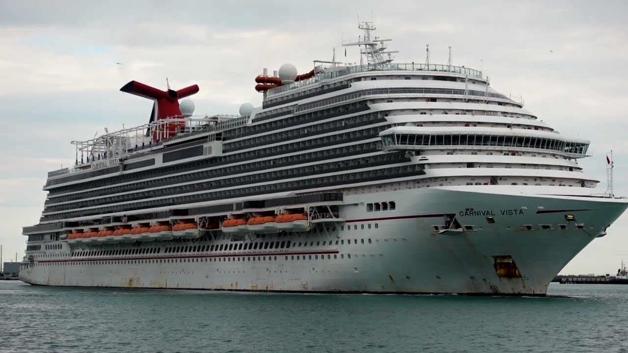 Carnival Vista Prepares for Drydock!