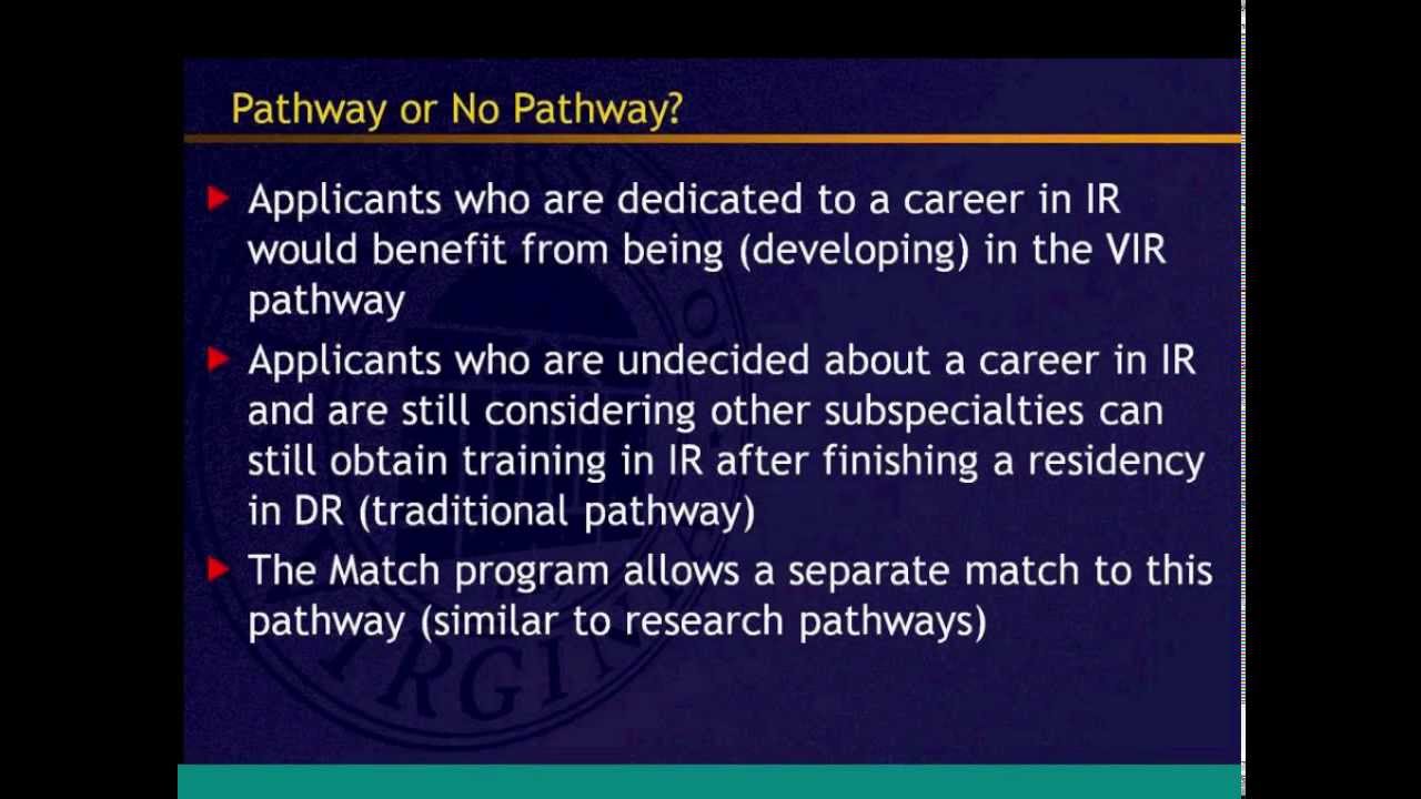 SIR-RFS Webinar (7/30/13): IR Training Pathways