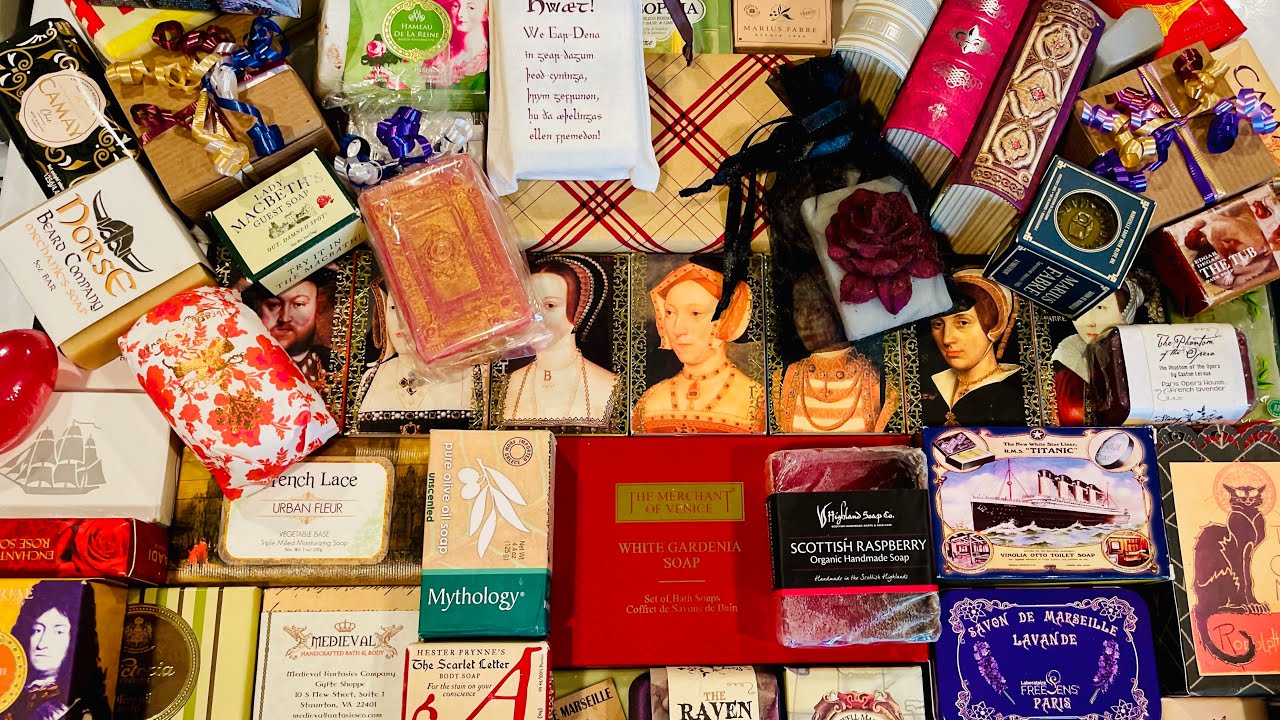 Humanities Haul: Books, Art, History Soaps from the West 📚 ASMR Soap Opening Unwrapping Unboxing 🖤