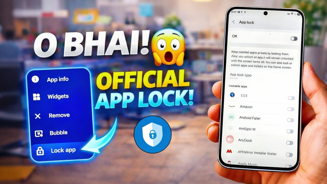 Samsung New UPDATE Official App Lock 🔐 | One UI 8.5/9