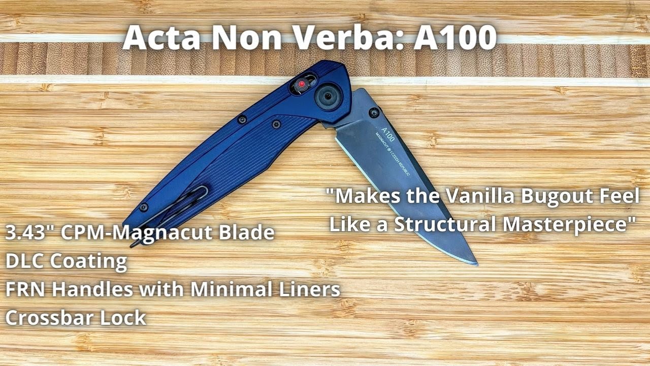 Acta Non Verba A100 in MagnaCut: Too Many Flaws and Liberties Taken Ruins a Good Blade