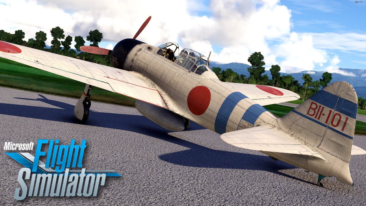 Aeroplane Heaven Mitsubishi Zero A6M-2 - First Look Review! - MSFS 2020.