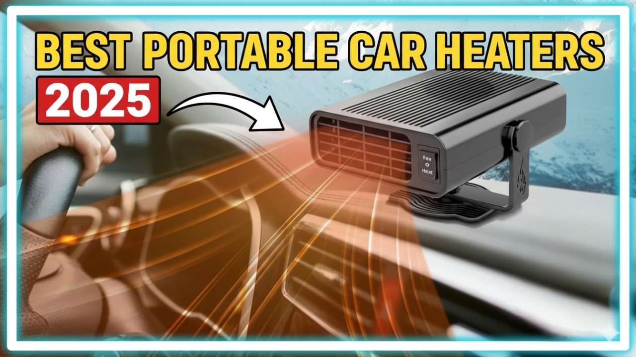 ✅ Лучшие портативные автомобильные обогреватели 2025 года 🔥 Лучшие варианты, чтобы согреться этой...