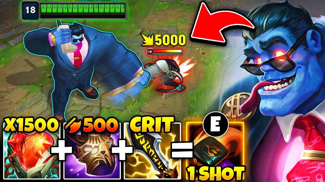 THE MOST UNFAIR DR. MUNDO BUILD IN LEAGUE OF LEGENDS... (ONE SHOT AUTOS)