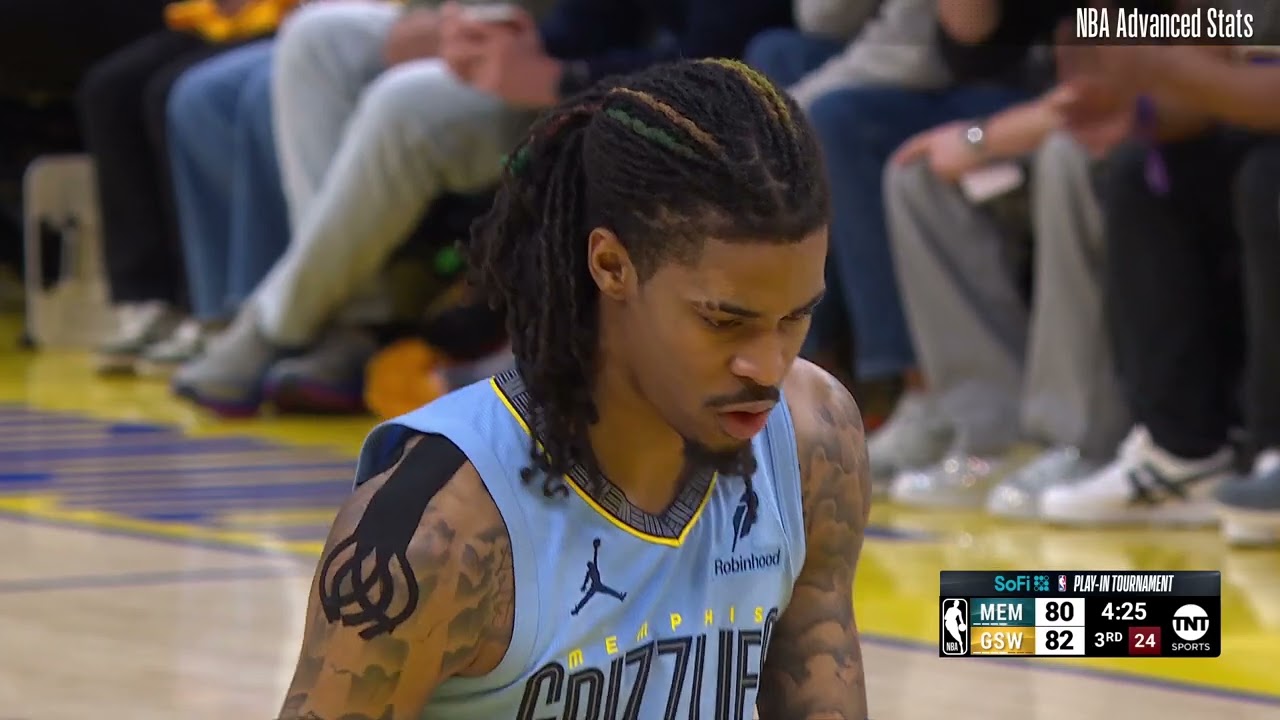 Ja Morant 22 pts 3 reb 3 ast vs Golden State Warriors | 2025-04-15