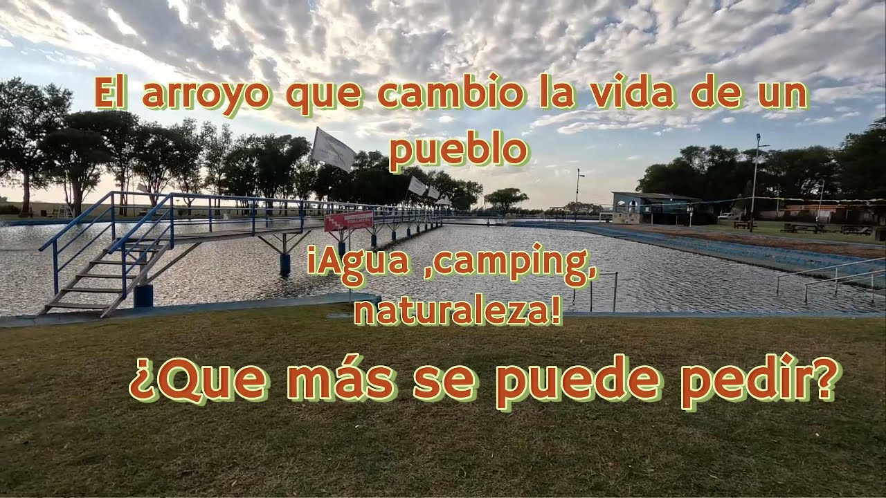 No es solo un lugar atravesado por un arroyo. Lugar de encuentros, rondas de mate,  y juegos.