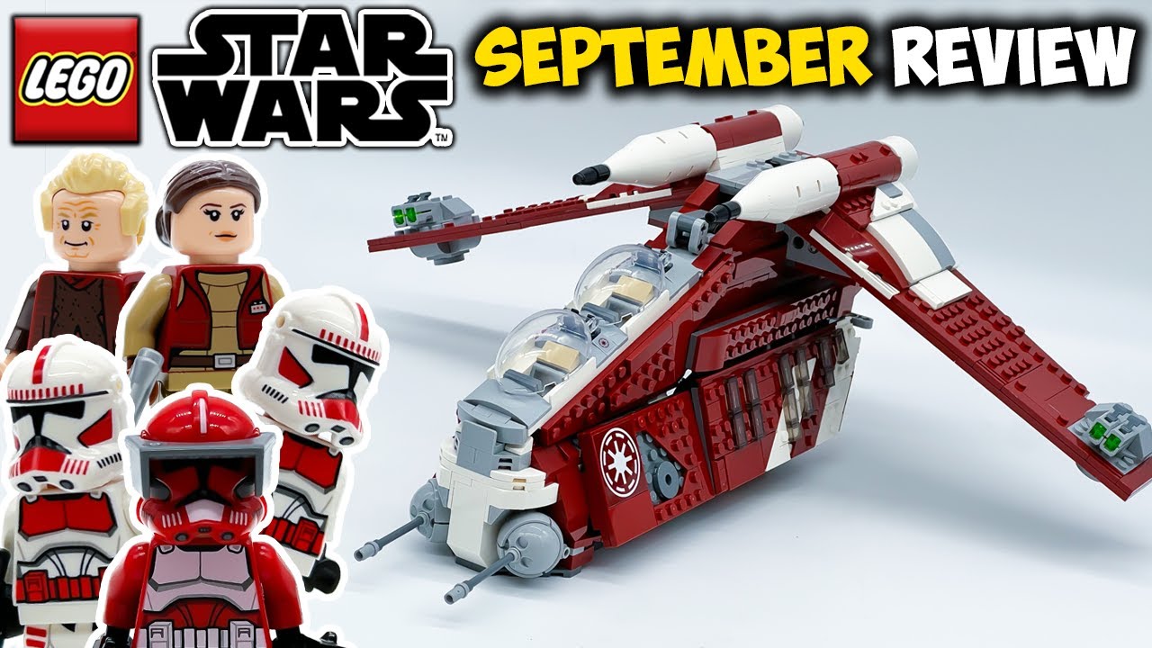 Coruscant Guard Gunship Review! LEGO Star Wars Set 75354