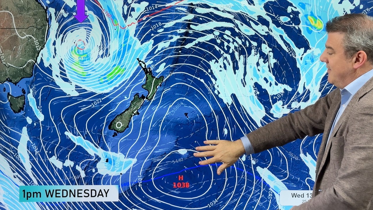 NZ: High pressure grows, but a stormy end to next week possible