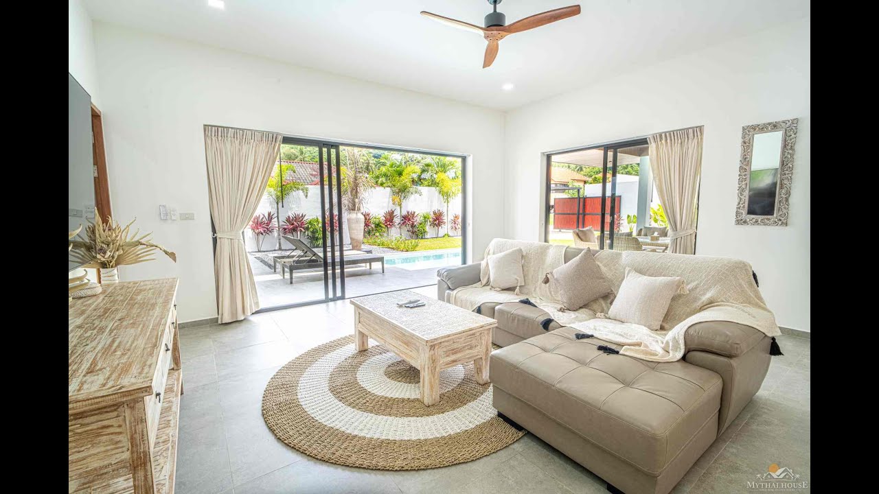 🏝️ Luxury 4-Bedroom Villa for Sale in Lamai, Koh Samui | High-Tech Pool Villa Investment Opportunity