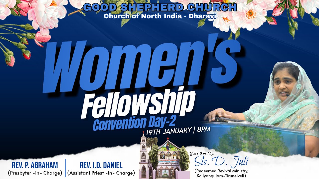 Women's Fellowship Convention Day-2 (19-01-2026) | Sis. D. Juli | Good Shepherd Church-CNI Dharavi