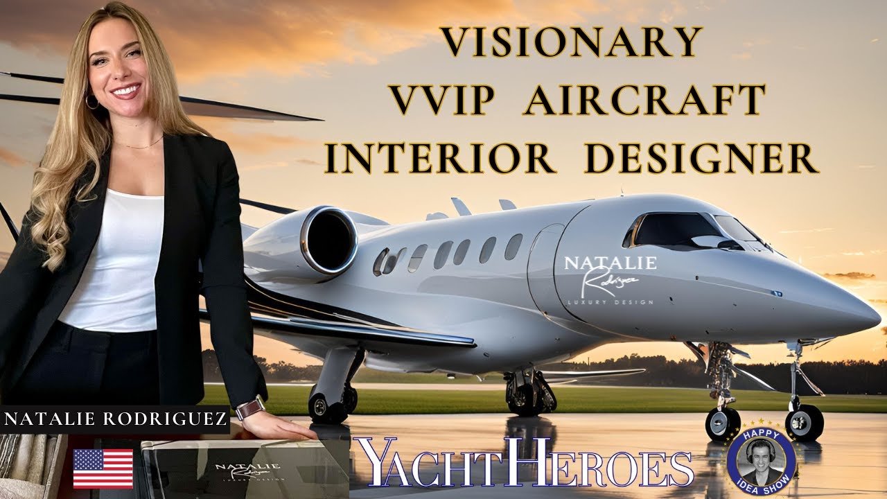 NATALIE RODRIGUEZ -Ideas for Business Jet/Luxury Yachts-Happy Bains #lifestyle #podcast #businessjet